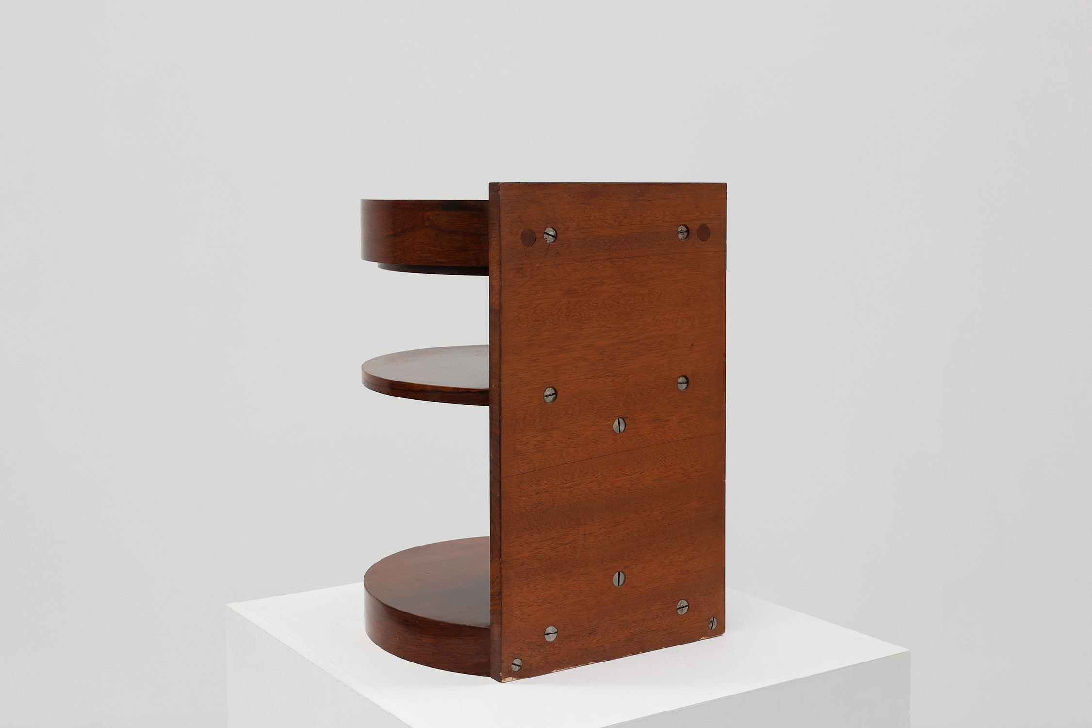 Wooden Nightstand or Cabinet by Michel Dufet in Art Deco style, France ca. 1930thumbnail
